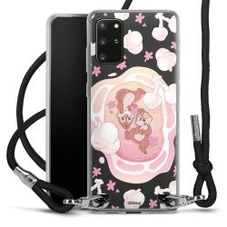 New Carry Case Transparent Stoff schwarz/silber