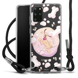 New Carry Case Transparent Stoff schwarz/silber