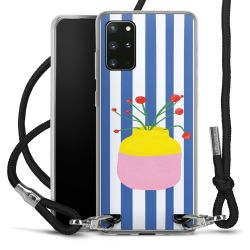 New Carry Case Transparent Stoff schwarz/silber