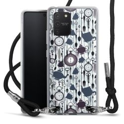 Carry Case Transparent Fabric black/silver