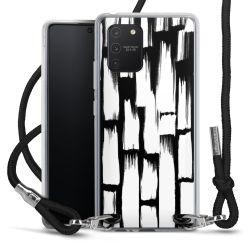 Carry Case Transparent Fabric black/silver