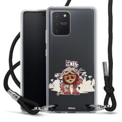 New Carry Case Transparent Stoff schwarz/silber