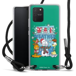 New Carry Case Transparent Stoff schwarz/silber