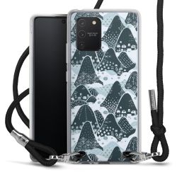 New Carry Case Transparent Stoff schwarz/silber