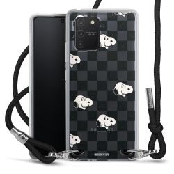 New Carry Case Transparent Stoff schwarz/silber