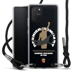 New Carry Case Transparent Stoff schwarz/silber