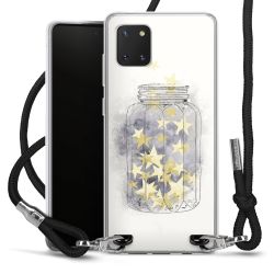 Carry Case Transparent Fabric black/silver