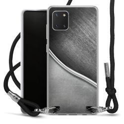 Carry Case Transparent Fabric black/silver