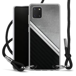 Carry Case Transparent Fabric black/silver