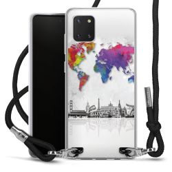 Carry Case Transparent Fabric black/silver