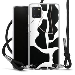 Carry Case Transparent Fabric black/silver