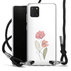 New Carry Case Transparent Stoff schwarz/silber