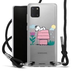 New Carry Case Transparent Stoff schwarz/silber