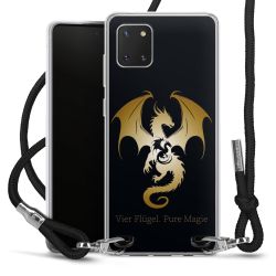 New Carry Case Transparent Stoff schwarz/silber