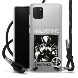 New Carry Case Transparent Stoff schwarz/silber