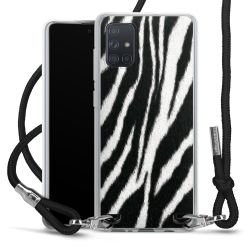 Carry Case Transparent Fabric black/silver