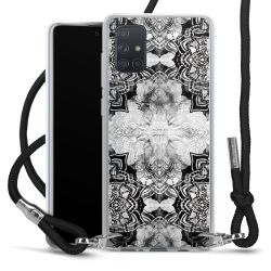 Carry Case Transparent Fabric black/silver