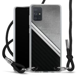 Carry Case Transparent Fabric black/silver