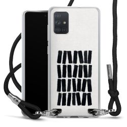 Carry Case Transparent Fabric black/silver