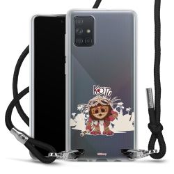 New Carry Case Transparent Stoff schwarz/silber