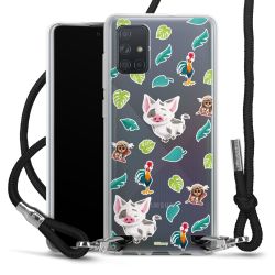 New Carry Case Transparent Stoff schwarz/silber