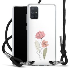 New Carry Case Transparent Stoff schwarz/silber