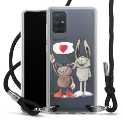 New Carry Case Transparent Stoff schwarz/silber