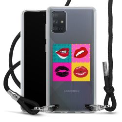 New Carry Case Transparent Stoff schwarz/silber