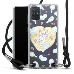 New Carry Case Transparent Stoff schwarz/silber