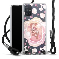 New Carry Case Transparent Stoff schwarz/silber