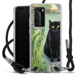 New Carry Case Transparent Stoff schwarz/silber