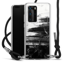 Carry Case Transparent Fabric black/silver