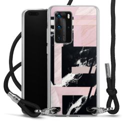 Carry Case Transparent Fabric black/silver