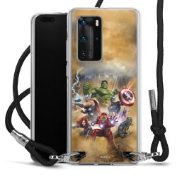 New Carry Case Transparent Stoff schwarz/silber