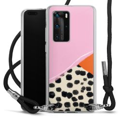 New Carry Case Transparent Stoff schwarz/silber