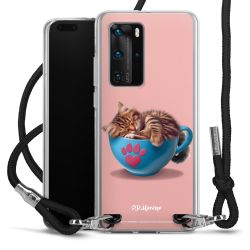 New Carry Case Transparent Stoff schwarz/silber