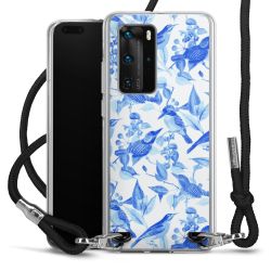 New Carry Case Transparent Stoff schwarz/silber