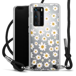 New Carry Case Transparent Stoff schwarz/silber