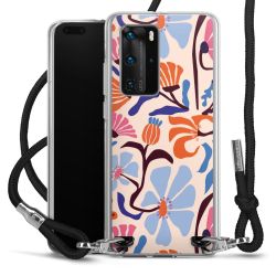 New Carry Case Transparent Stoff schwarz/silber