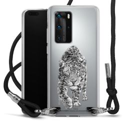 New Carry Case Transparent Stoff schwarz/silber