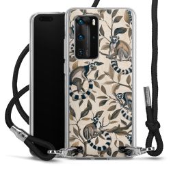 New Carry Case Transparent Stoff schwarz/silber