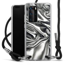 New Carry Case Transparent Stoff schwarz/silber