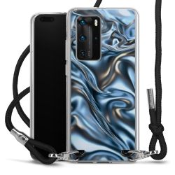 New Carry Case Transparent Stoff schwarz/silber