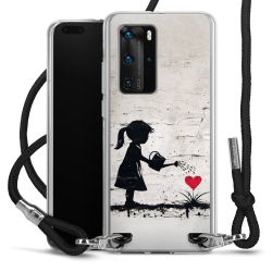 New Carry Case Transparent Stoff schwarz/silber