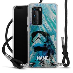 New Carry Case Transparent Stoff schwarz/silber