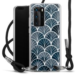 New Carry Case Transparent Stoff schwarz/silber