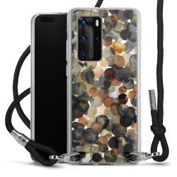 New Carry Case Transparent Stoff schwarz/silber