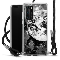 Carry Case Transparent Fabric black/silver