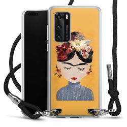 New Carry Case Transparent Stoff schwarz/silber