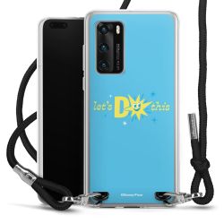 New Carry Case Transparent Stoff schwarz/silber